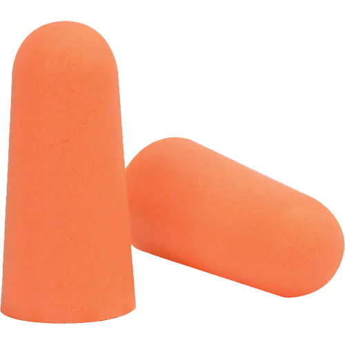 Bouchons d'oreilles coniques jetables en mousse de PU orange SEALTEC33, Vrac - Boîte Rock Safety Industrial Ltd
