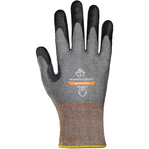 Dexterity Pro S21TXUFNRT Ultra-Thin Gloves, Size 5, 21 Gauge, Foam Nitrile Coated, Nylon/TenActiv Shell, ASTM ANSI Level A9 Rock Safety Industrial Ltd