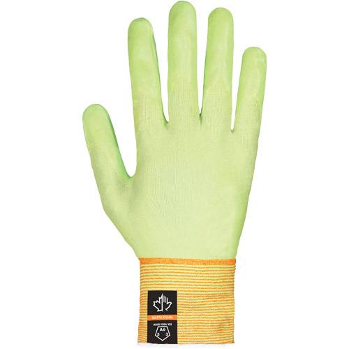 Dexterity Max Ultra-Thin High-Visibility Cut-Resistant Gloves, 5, Foam Nitrile Coated, ASTM ANSI Level A6 Rock Safety Industrial Ltd