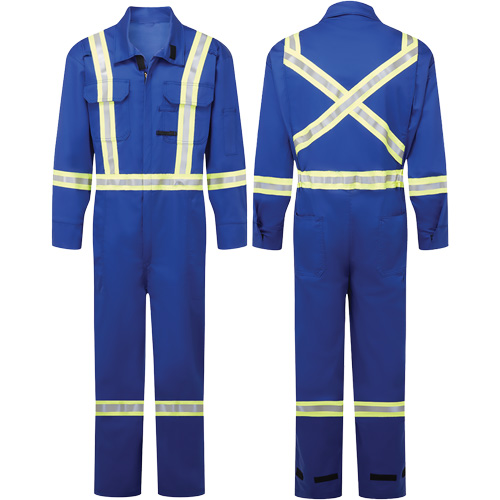 Combinaison de 9 oz FR Avenger, style 109, Hommes, Bleu royal, Taille 46 Rock Safety Industrial Ltd
