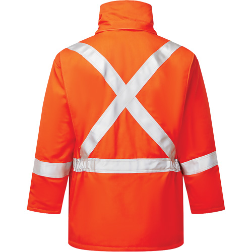 Parka isol&eacute; de 9 oz Haute visibilit&eacute; Avenger, style 515, Hommes, Moyen (grande taille), Orange Rock Safety Industrial Ltd