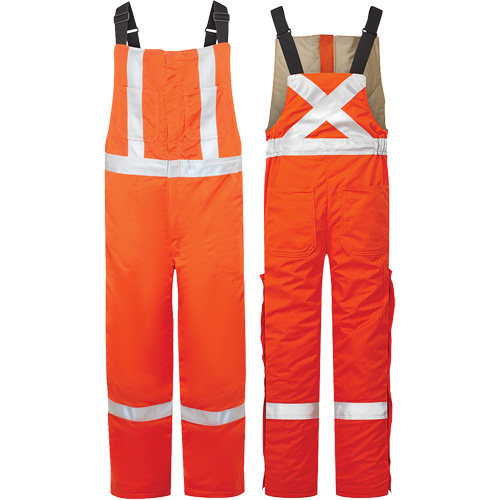 Salopette isol&eacute;e haute visibilit&eacute; de 9 oz Avenger, style 525, Hommes, Moyen (grande taille), Orange Rock Safety Industrial Ltd