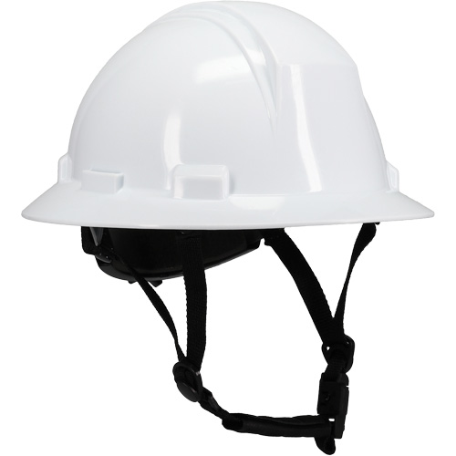 Casque de s&eacute;curit&eacute; &agrave; bord complet Kilimanjaro avec coque en PEHD, R&eacute;pond aux normes CSA type 2, Suspension Rochet, Non ventil&eacute; Rock Safety Industrial Ltd