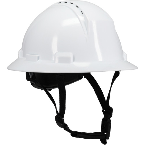 Casque de s&eacute;curit&eacute; &agrave; bord complet Kilimanjaro avec coque en PEHD, R&eacute;pond aux normes CSA type 2, Suspension Rochet, Ventil&eacute; Rock Safety Industrial Ltd