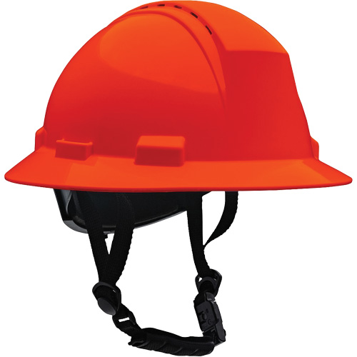 Casque de s&eacute;curit&eacute; &agrave; bord complet Kilimanjaro avec coque en PEHD, R&eacute;pond aux normes CSA type 2, Suspension Rochet, Ventil&eacute; Rock Safety Industrial Ltd