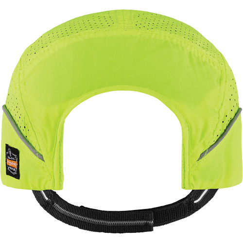 Skullerz 8955 Lightweight Bump Cap Hat with Micro Brim, High Visibility Lime Green Rock Safety Industrial Ltd