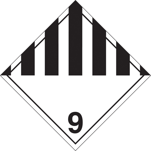 Miscellaneous Danger TDG Placard, Aluminum Rock Safety Industrial Ltd