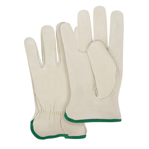 Close-Fit Driver's Gloves, Medium, Grain Cowhide Palm Rock Safety Industrial Ltd
