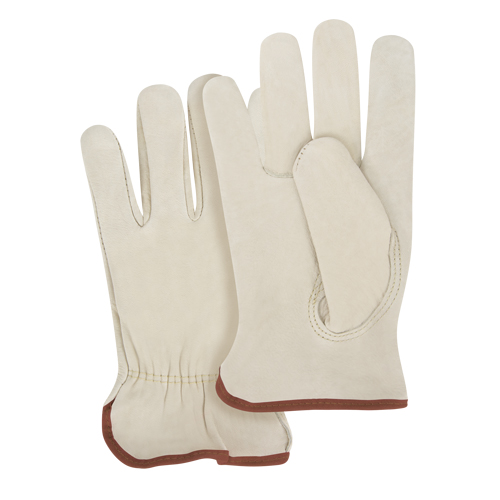 Close-Fit Driver's Gloves, Large, Grain Cowhide Palm Rock Safety Industrial Ltd