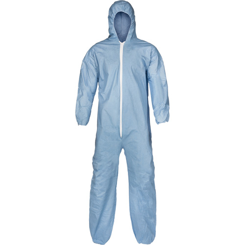 Pyrolon&reg; Plus 2 FR Coveralls, Small, Blue, FR Treated Fabric Rock Safety Industrial Ltd
