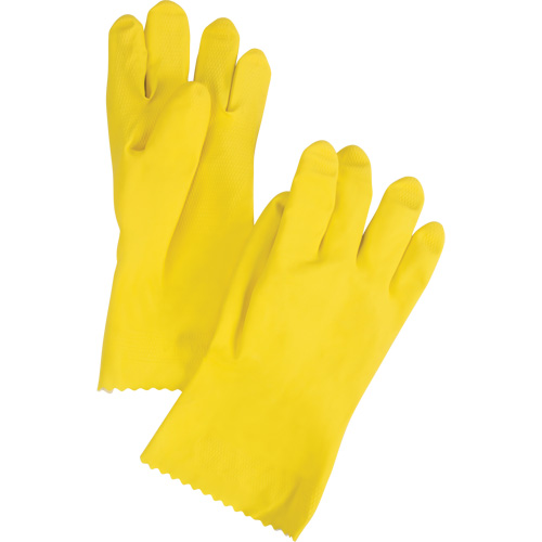 ChemStop Gloves, Size Small/7, 12" L, Latex, Flock-Lined Inner Lining, 16-mil Rock Safety Industrial Ltd