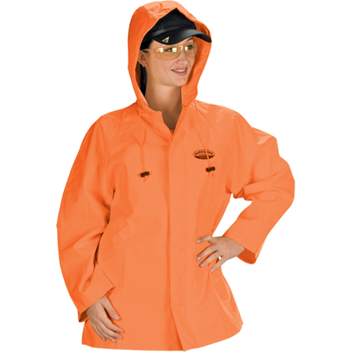 Hurricane Flame Retardant/Oil Resistant Rain Suits - Jacket, 4X-Large, High Visibility Orange Rock Safety Industrial Ltd