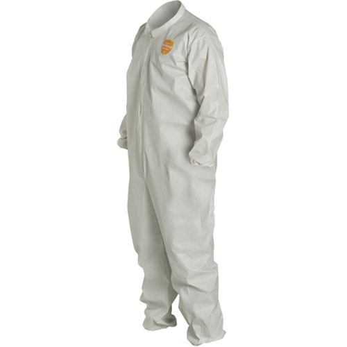 ProShield&reg; 60 Coveralls, Small, White, Microporous Rock Safety Industrial Ltd