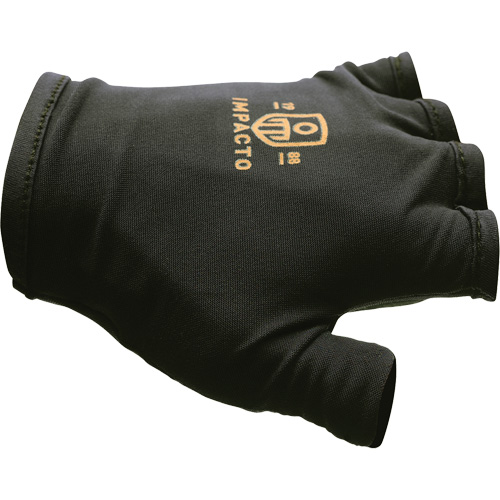 Gants antichocs sans doigts, main gauche, T-petit, Paume en Cuir refendu, Poignet &agrave; enfiler Rock Safety Industrial Ltd