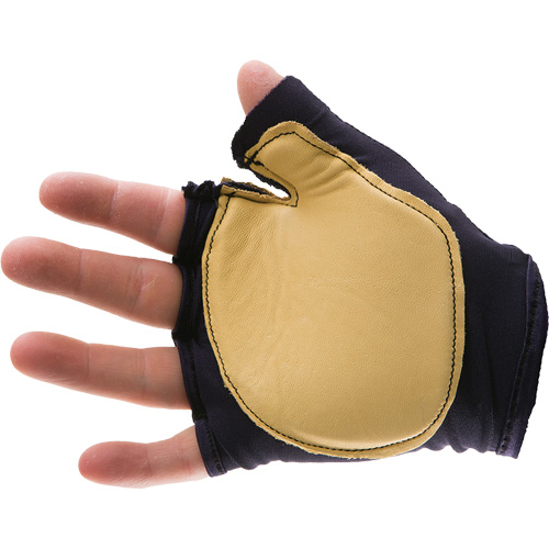 Anti-Impact Tool Grip Fingerless Right-Hand Glove, Size X-Small, Grain Leather Palm Rock Safety Industrial Ltd