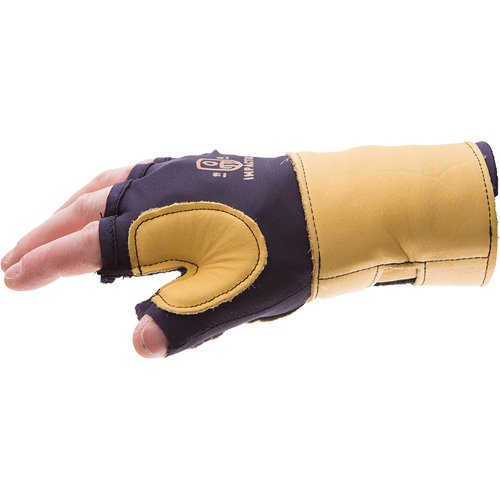 Gants de protection sup&eacute;rieure contre les impacts & les microtraumarismes r&eacute;p&eacute;t&eacute;s, main droite, Taille T-petit, Paume Cuir fleur Rock Safety Industrial Ltd