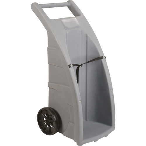 Cylinder Cart, Rubber Wheels, 23" W x 24" L Base, 500 lbs. Rock Safety Industrial Ltd