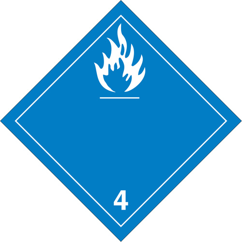 Plaque-&eacute;tiquette TMD  Dangerous When Wet  (dangereux lorsque mouill&eacute;e), Plastique Rock Safety Industrial Ltd