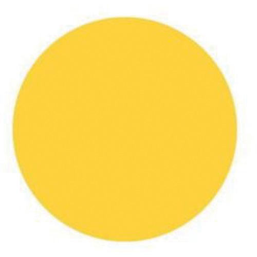 &eacute;tiquettes rondes inscriptibles, Cercle, 3" lo x 3" la, Jaune Rock Safety Industrial Ltd