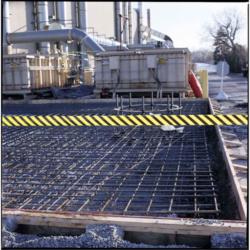 Barricade Tape, English, 3" W x 200' L, 3 mils, Black on Yellow Rock Safety Industrial Ltd