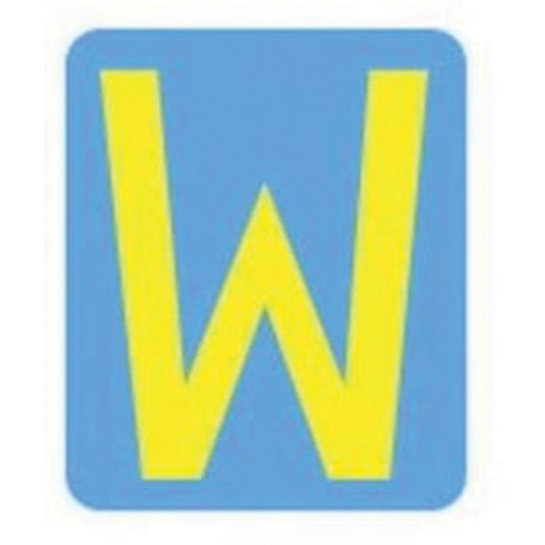 &eacute;tiquettes de lettres & chiffres gothiques individuels Quick-Align, W, 3" h, Jaune Rock Safety Industrial Ltd