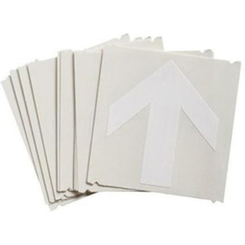 &eacute;tiquettes de lettres et chiffres gothiques individuels Quick-Align, Symbole de fl&egrave;che, 3" h, Blanc Rock Safety Industrial Ltd