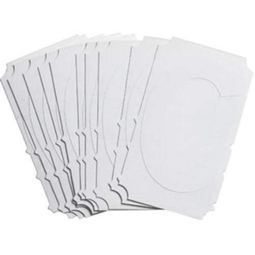 &eacute;tiquettes de lettres et chiffres gothiques individuels Quick-Align, C, 3" h, Blanc Rock Safety Industrial Ltd