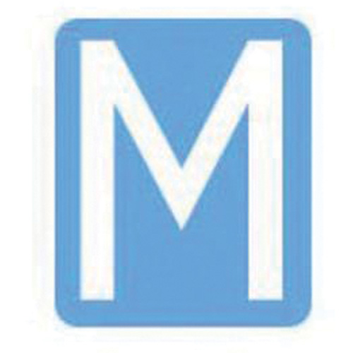 &eacute;tiquettes de lettres & chiffres gothiques individuels Quick-Align, M, 3" h, Blanc Rock Safety Industrial Ltd