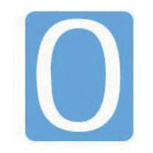 &eacute;tiquettes de lettres & chiffres gothiques individuels Quick-Align, O, 3" h, Blanc Rock Safety Industrial Ltd