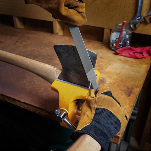 Sharpening File, Flat, 8", Single/Double Rock Safety Industrial Ltd