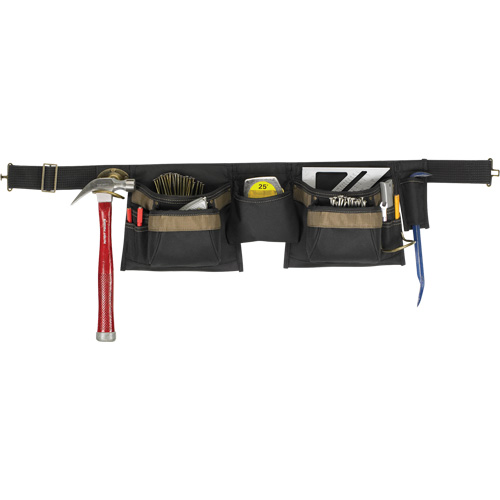 Ceinture &agrave; outils combin&eacute;e de luxe, Polyester, Noir Rock Safety Industrial Ltd