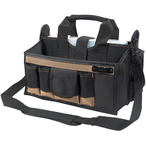 Sac &agrave; outils avec plateau central, Toile, 16 pochettes, Noir Rock Safety Industrial Ltd