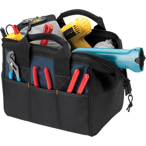 Sac &agrave; outils BIGMOUTH, Polyester, 23 pochettes, Noir Rock Safety Industrial Ltd
