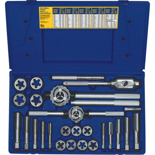 Hanson&reg; Fractional Tap & Hex Die Set, 25 Pieces Rock Safety Industrial Ltd