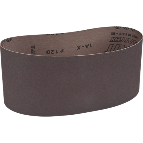 Portable Abrasive Belt, 4" W x 24" L, Aluminum Oxide, 120 Grit Rock Safety Industrial Ltd
