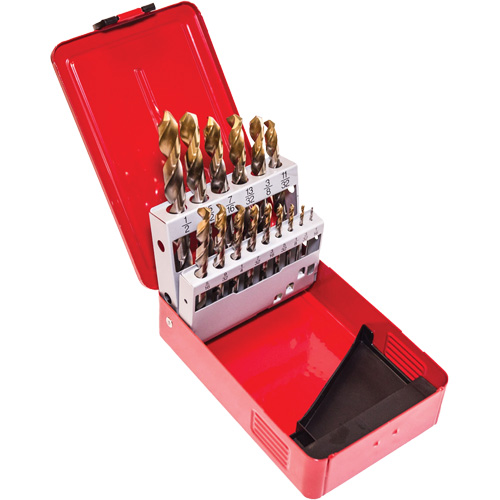 Jobber Drill Set, 15 Pieces, High Speed Steel Rock Safety Industrial Ltd