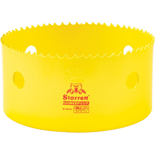 Scie &agrave; cloche bim&eacute;tal 4-1/2", 4-1/2", Profondeur de la coupe 2", Bim&eacute;tal Rock Safety Industrial Ltd