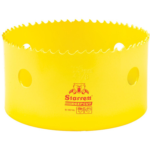 Scie &agrave; cloche bim&eacute;tal 4-1/8", 4-1/8", Profondeur de la coupe 2", Bim&eacute;tal Rock Safety Industrial Ltd