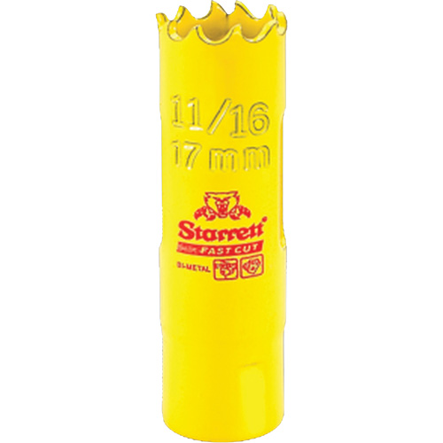 Scie &agrave; cloche bim&eacute;tal - 11/16", 11/16", Profondeur de la coupe 1-5/8", Bim&eacute;tal Rock Safety Industrial Ltd