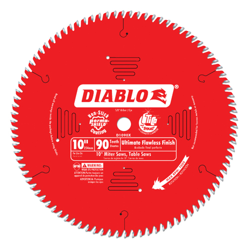 Lame de scie circulaire, 10", 90 dents, Pour Bois Rock Safety Industrial Ltd