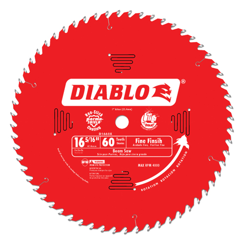 Lame de scie circulaire, 16-5/16", 60 dents, Pour Bois Rock Safety Industrial Ltd