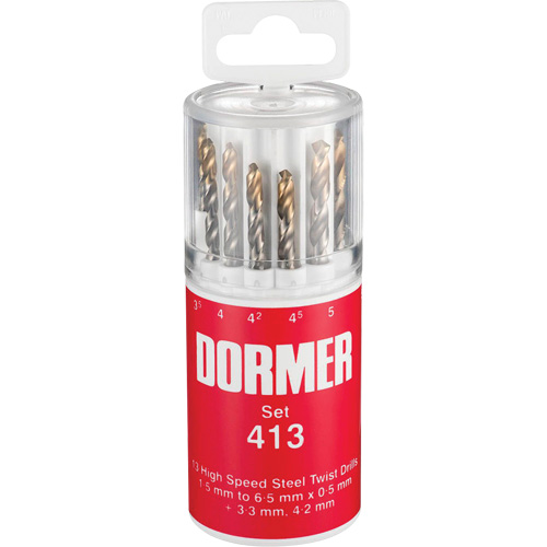 Jobber Drill Bit Set, 13 Pieces, High Speed Steel Rock Safety Industrial Ltd