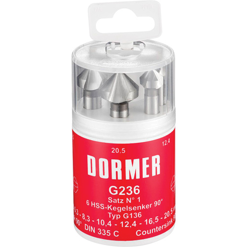 90° Countersink Set, 6 Pieces Rock Safety Industrial Ltd