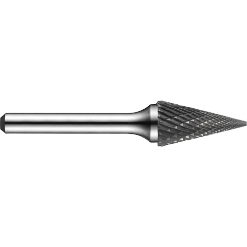 Double-Cut Rotary Burr, SM-50, 1/4" Dia., 1/4" Shank, 1/2" Depth of Cut Rock Safety Industrial Ltd