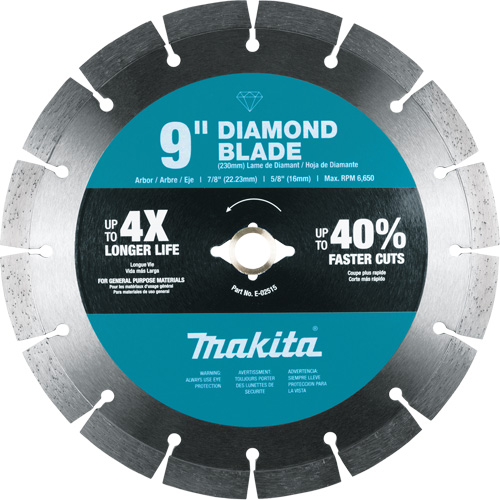 Lame diamant &agrave; bordure segment&eacute;e Rock Safety Industrial Ltd