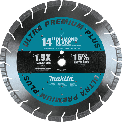 Lame diamant &agrave; bordure segment&eacute;e Ultra-Premium Plus Rock Safety Industrial Ltd