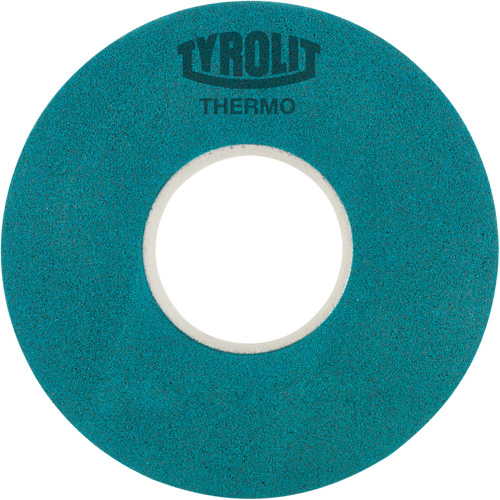 Meule plate simple thermique &agrave; liant &eacute;lastique, 7-7/8" x 0,787", Arbre 3", Type 1 Rock Safety Industrial Ltd