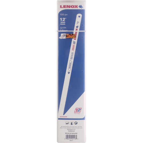 Hacksaw Blades, Bi-Metal, 12" L, 32 TPI Rock Safety Industrial Ltd