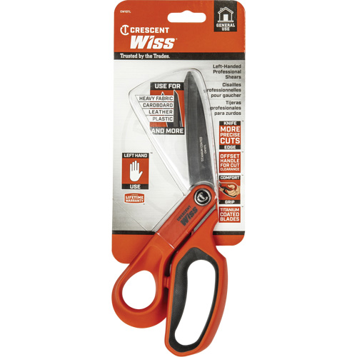 Tradesman Shears, 10", Rings Handle Rock Safety Industrial Ltd