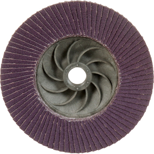 Disque &agrave; lamelles &agrave; changement rapide 769F, 4-1/2" x 5/8"-11, Type 27, Grain 120+, C&eacute;ramique Rock Safety Industrial Ltd